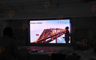 華南理工大學VR+3D+LED交互顯示項目